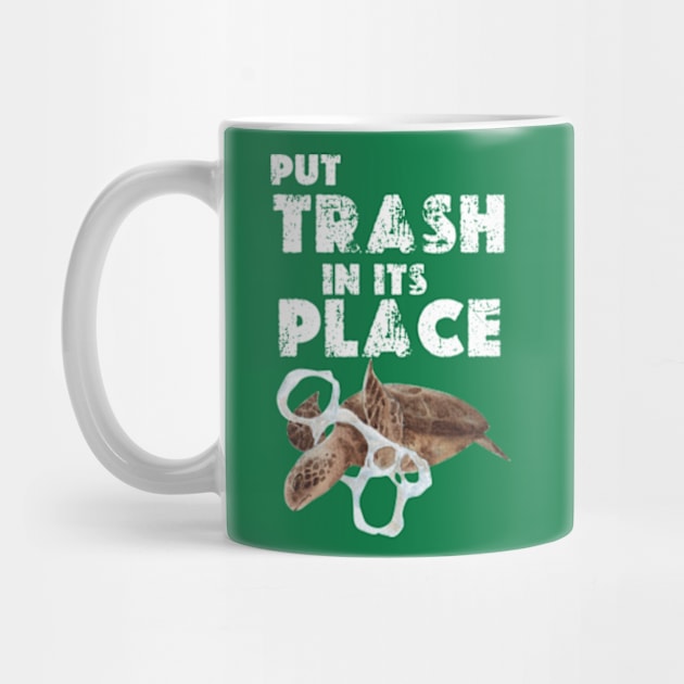 put trash in its place   earth day 2024 by graphicaesthetic ✅